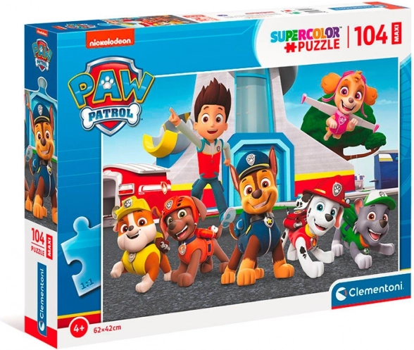 Puzle CLEMENTONI Patrulla Canina Equipo correcto MAXI 104 piezas