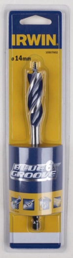 Broca para madera BLUE GROOVE 6 × 14 mm IRWIN