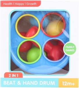 Juego de golpear y tambor 2 en 1 para niños