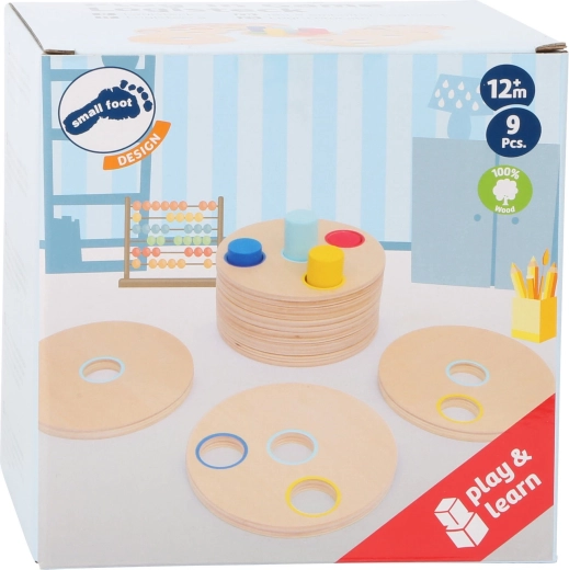 Rompecabezas lógico de madera para niños Small Foot