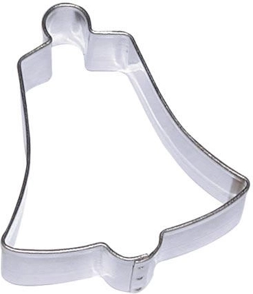 Cortadores de galletas de acero inoxidable – campana, set de 10 uds.