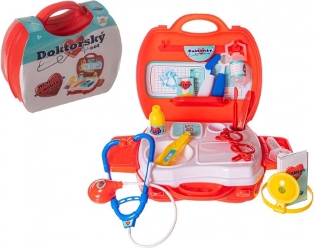 Set de médico infantil en maletín de plástico