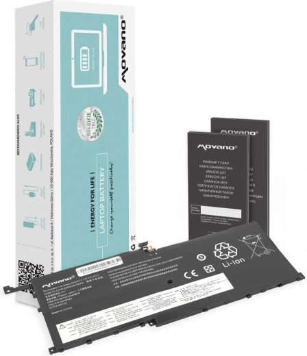 Movano batería para Lenovo ThinkPad X1 Carbon (20FB) 3290 mAh (50 Wh)