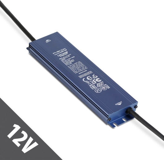 Fuente de alimentación conmutada estabilizada 12 V CC, 100 W, IP67