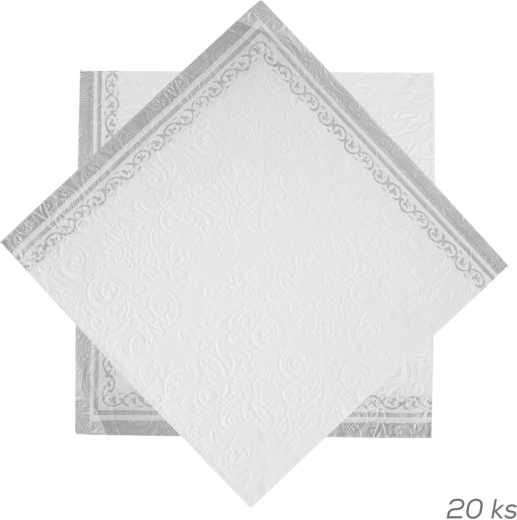 Servilletas de papel gofradas 33 × 33 cm 20 uds