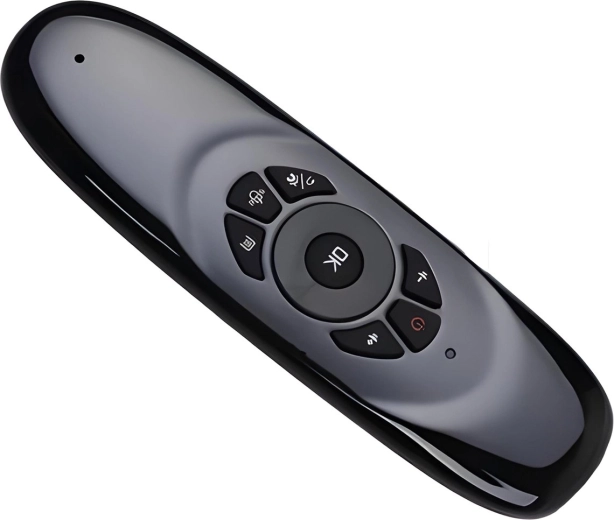 Teclado inalámbrico 3 en 1 para Smart TV MT10-Remote (air mouse, 2.4 GHz, retroiluminación RGB) - 1 unidad