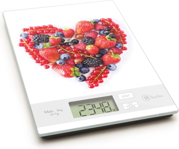 Báscula de cocina con corazón