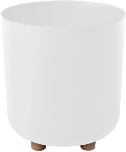 Maceta Sofia blanca LAMELA 24 cm