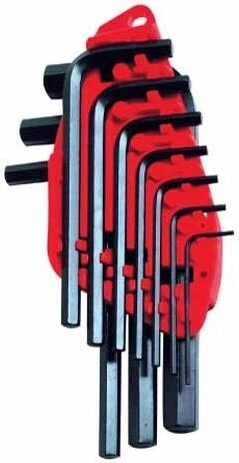 Juego de llaves Allen 1,5–10 mm STANLEY, 10 piezas