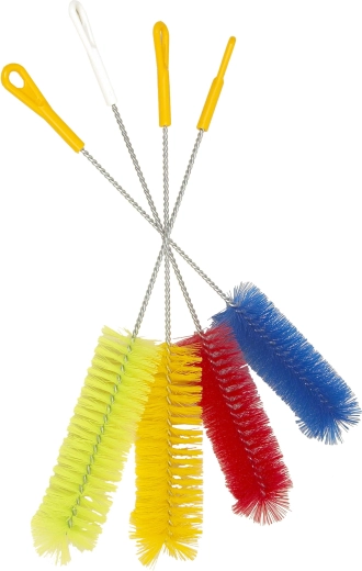 Cepillo para botellas de plástico y metal (mix de colores)