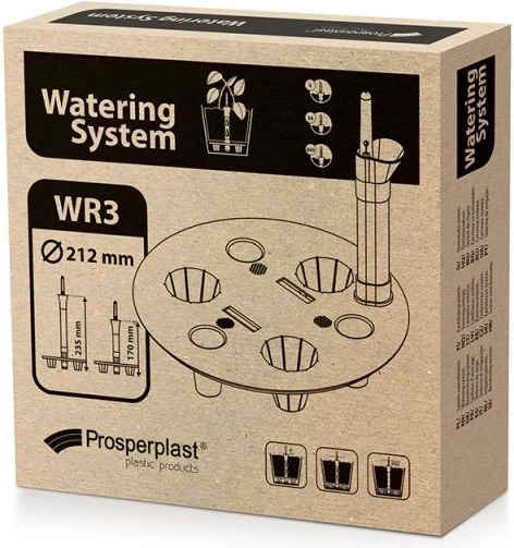 Sistema de riego Round de 21,2 cm para macetas