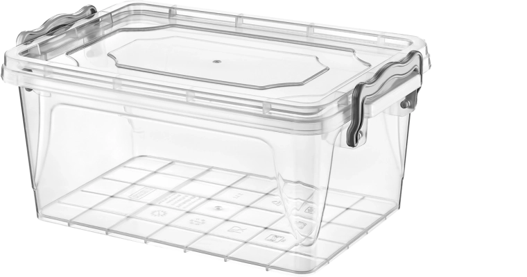 Caja de almacenamiento rectangular de 8 l con tapa MULTI BOX