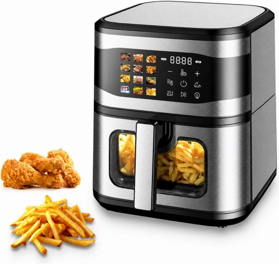 Freidora de aire (Air fryer) 8 l 1700 W con 12 programas