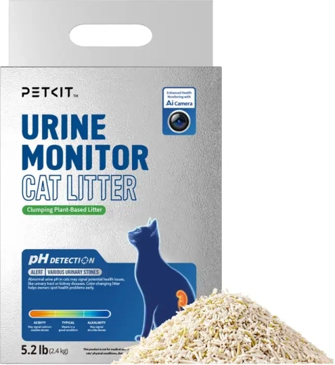 Petkit urine monitor – arena vegetal aglomerante con indicación de pH - 1 unidad