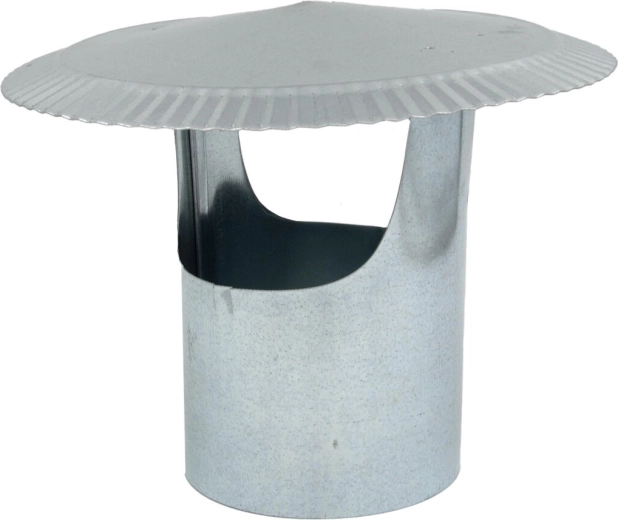 Sombrerete para chimenea 132 mm galvanizado