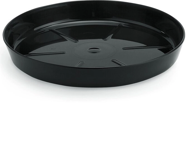 Plato para maceta Lamela negro 33,7 cm