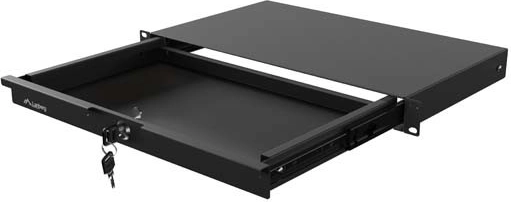 Cajón para rack 19" 1U 270 mm negro Lanberg
