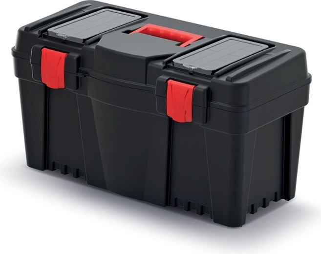 Maletín de plástico para herramientas CALIBER 597 × 285 × 320 mm