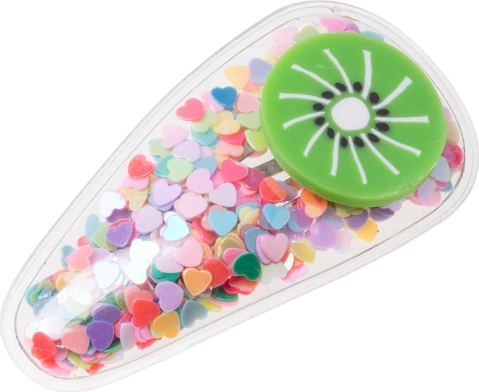 Horquilla infantil para el cabello con motivo de kiwi