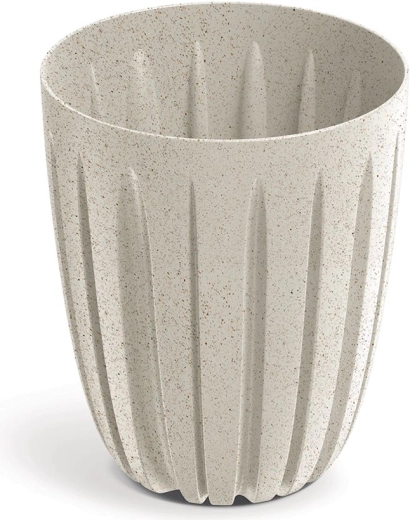 Maceta Wario Eco Wood blanca