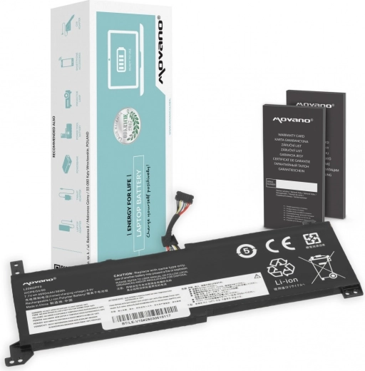 Batería Movano para Lenovo V14/V15/V17 G2 (L20M2PF0, L20C2PF0, L20L2PF0) 4650 mAh 36 Wh