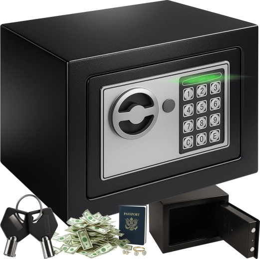 Caja fuerte electrónica doméstica con código Ruhhy