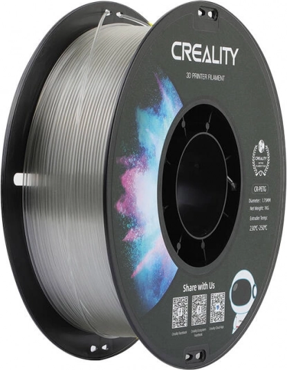 Filamento PETG Creality 1,75 mm transparente