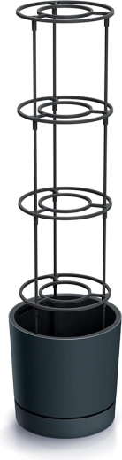 Macetero con soporte Prosperplast Home Grower 14,5 l antracita