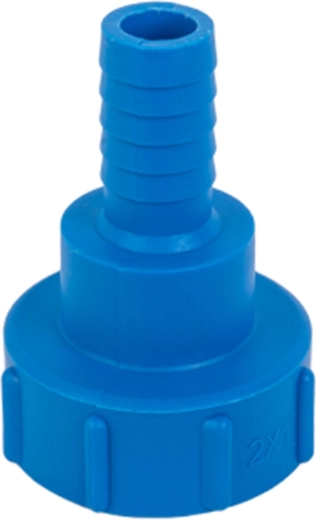 Adaptador IBC S60×6 con espiga para manguera de 1"