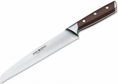 Böker Manufaktur Forge cuchillo de pan 22 cm, madera de arce