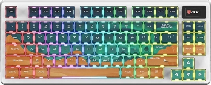 MSI Forge GK600 TKL wireless Mars (US) teclado mecánico inalámbrico