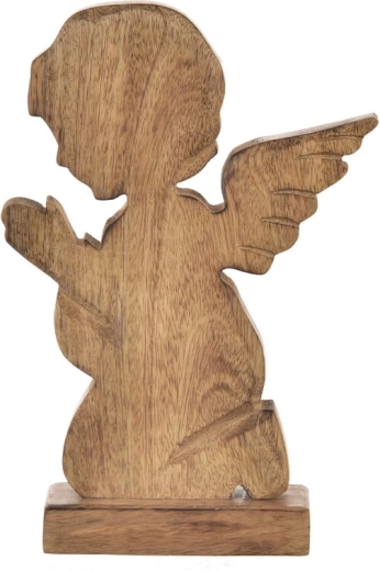 Ángel de madera de mango