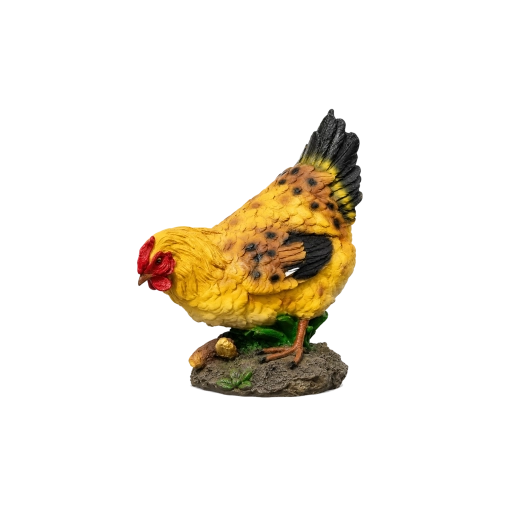 Figura decorativa de gallina 21 × 12 × 23 cm