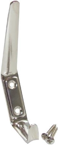 Percha de pared grande 41 × 120 mm, níquel