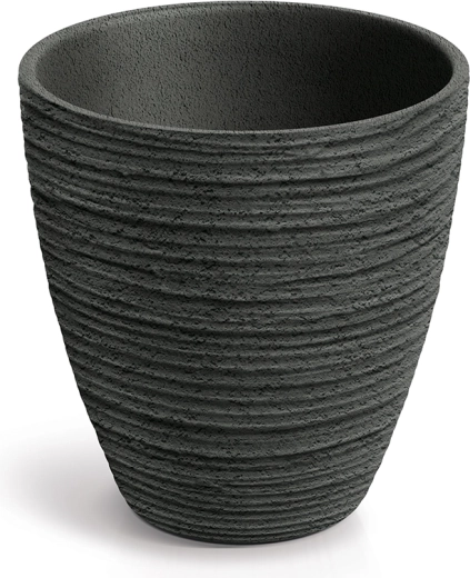 Maceta Defora 40 cm gris oscuro