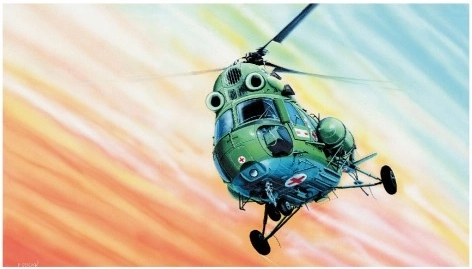Modelo de helicóptero MIL MI-2 Kliklak