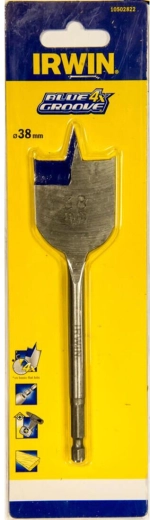 Broca plana para madera 38 mm IRWIN Blue Groove