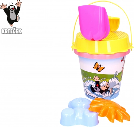 Juego de arena con motivo KRTEČEK 1,5 l – rosa