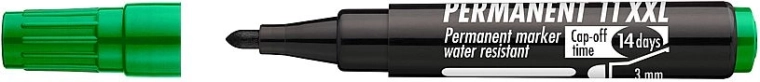 Rotulador permanente CONCORDE verde 3 mm