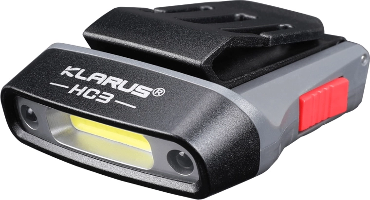 Klarus HC3 gris, frontal recargable con sensor de movimiento, 100 lm