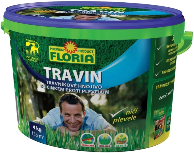 Fertilizante FLORIA TRAVIN 3en1, 4 kg