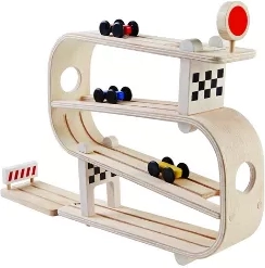 PlanToys pista de carreras en rampa inclinada