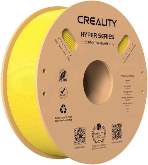 Filamento Creality Hyper PLA 1,75 mm amarillo 1 kg