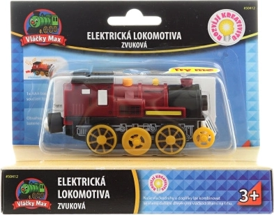 Locomotora eléctrica roja Maxim