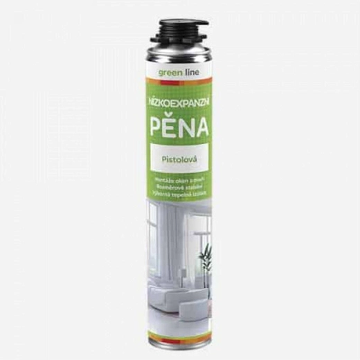 Espuma de montaje para pistola de baja expansión GREEN LINE 750 ml