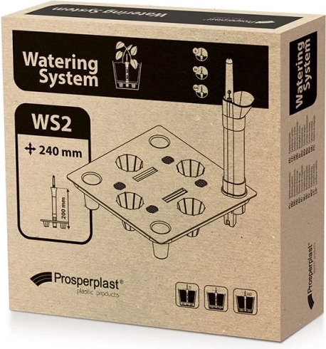 Sistema de riego Square 24 cm para macetas Prosperplast