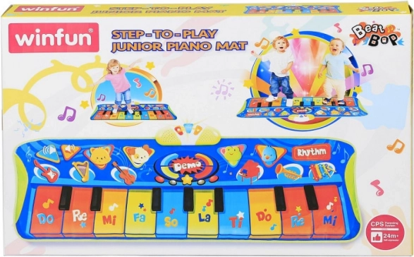 Alfombra de baile grabadora Winfun – alfombra musical con teclado para niños