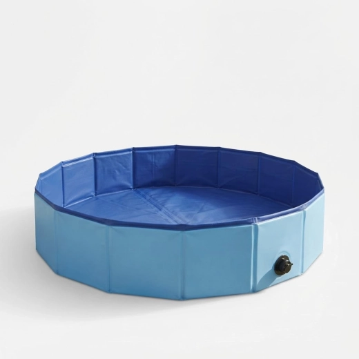 Piscina plegable para mascotas de 120 × 30 cm