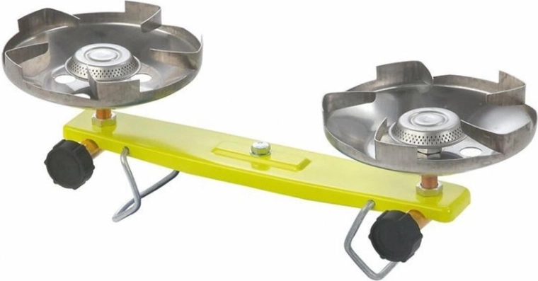 Hornillo PICAMP de dos quemadores para camping a gas propano-butano (PB)