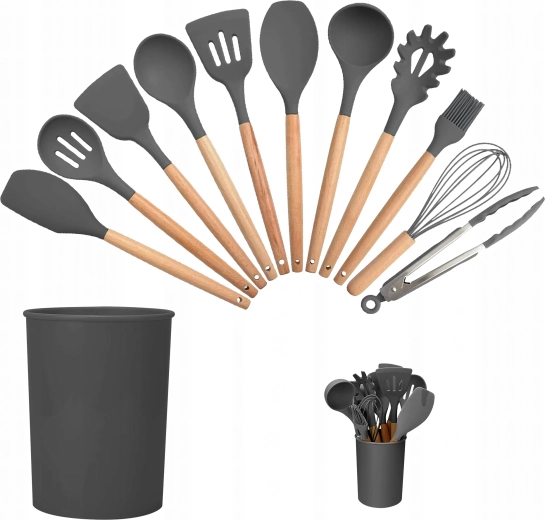 Juego de 12 utensilios de cocina de silicona